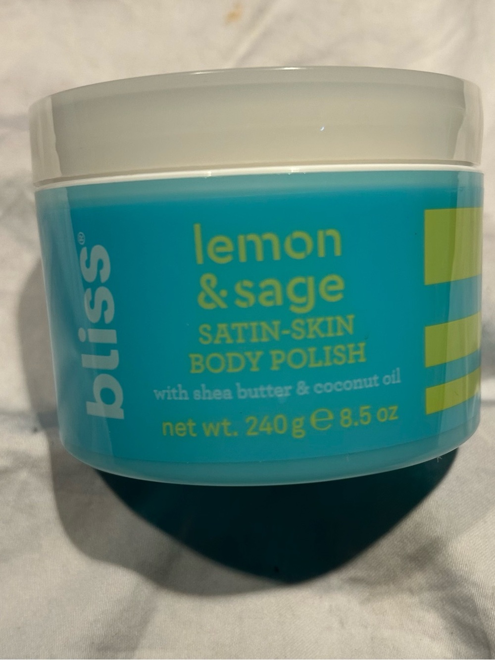 bliss Lemon & Sage Satin-Skin Body Polish - NIB